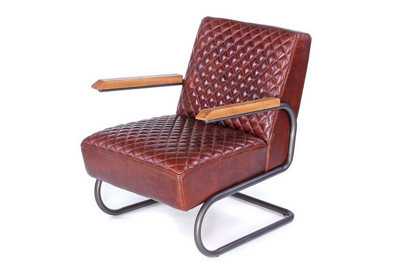 Lounge Leder Sessel Car 1940 braun