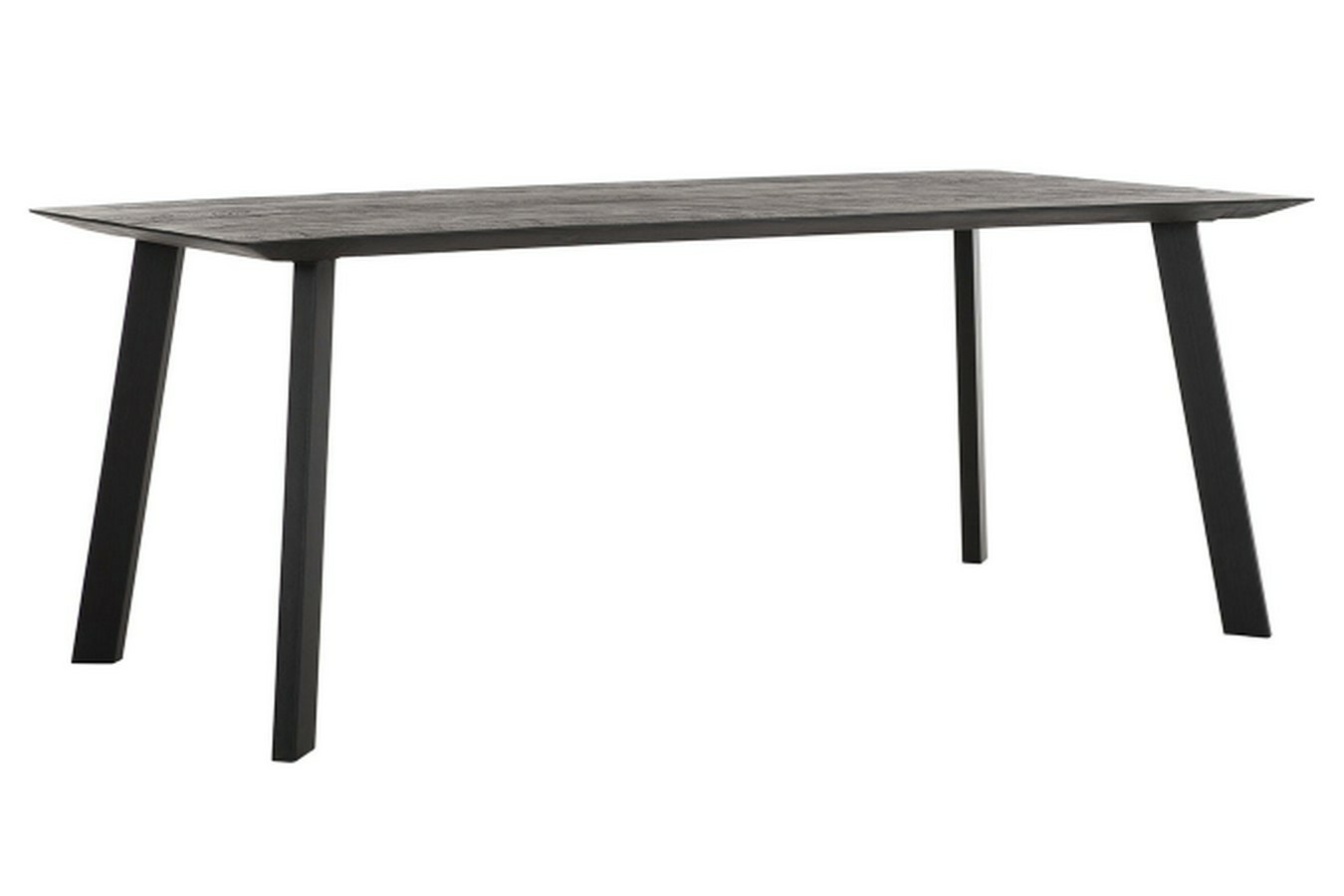 Esstisch Timeless Black Teak schwarz B 200cm