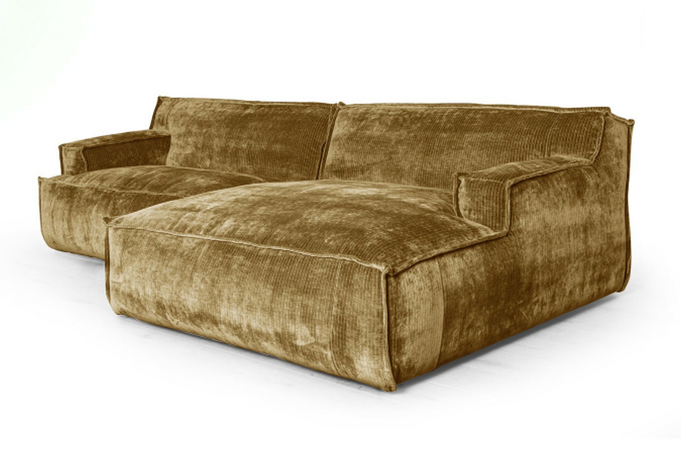 Ecksofa Plantes Cord khaki