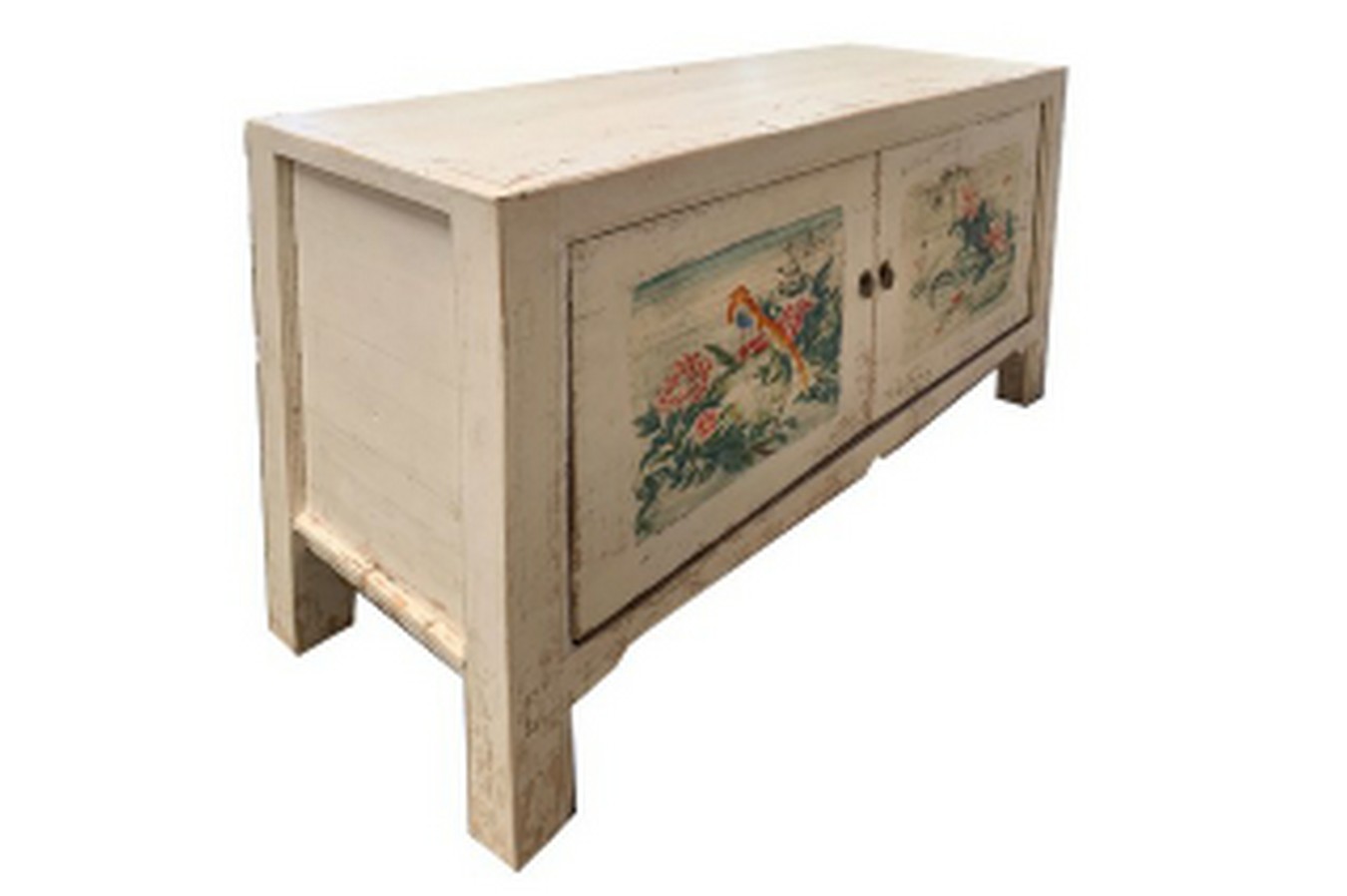 Sideboard Shanxi weiß flower 130cm