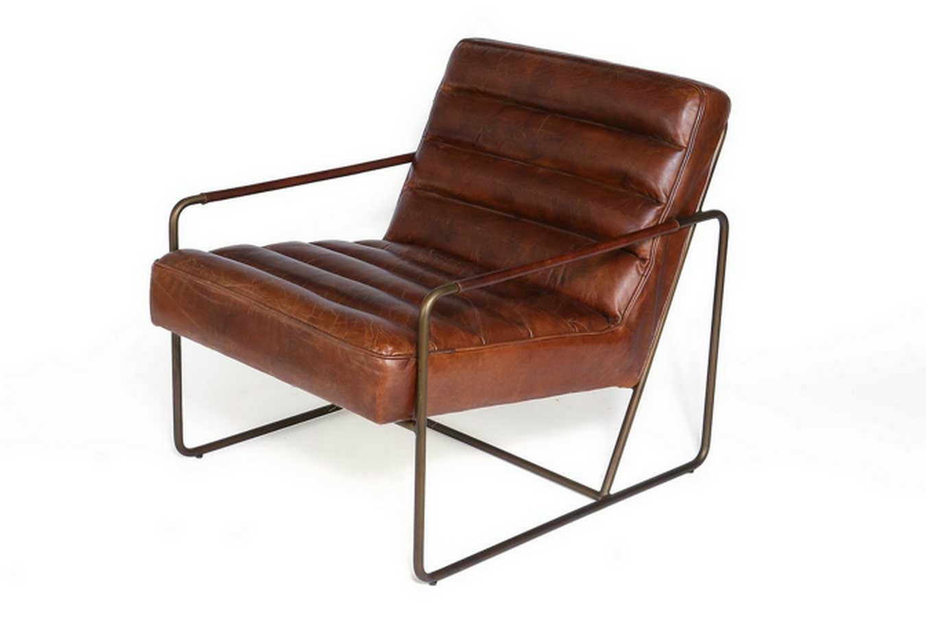 Lounge Sessel Century Leder braun