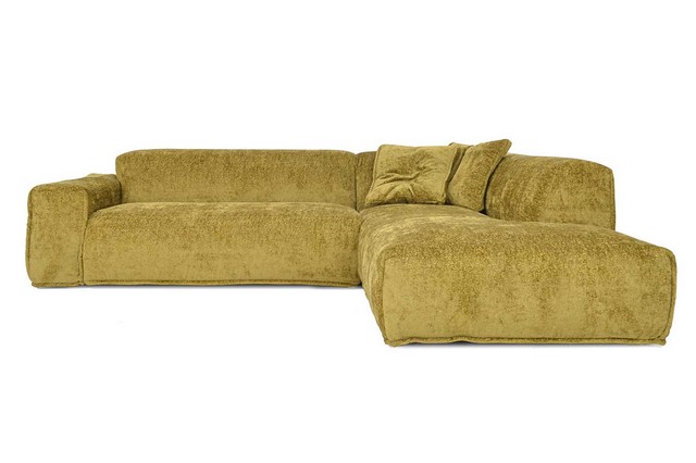 Ecksofa Zora Stoff mustard