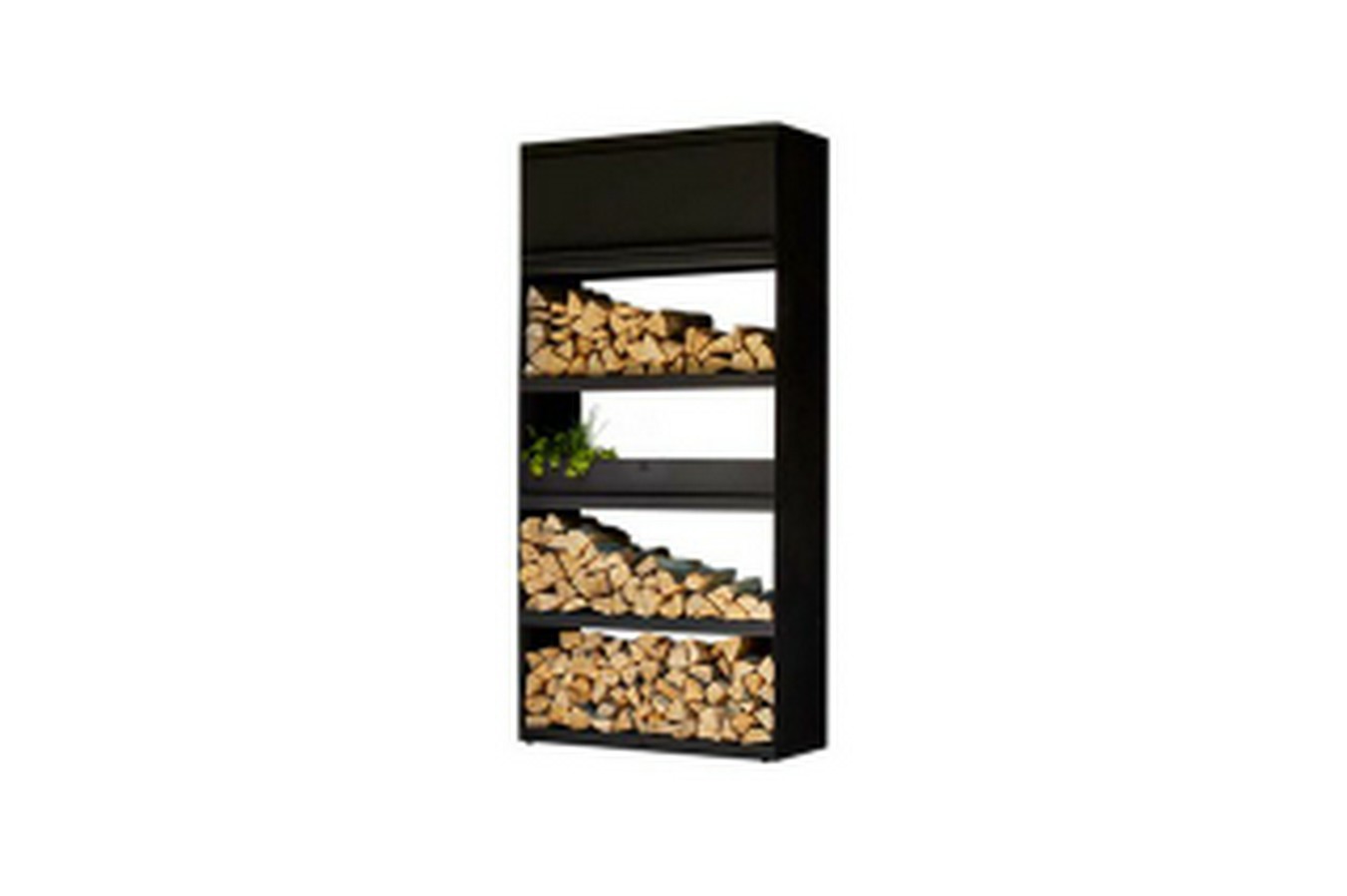 Ofyr Wood Storage Regal Black 100