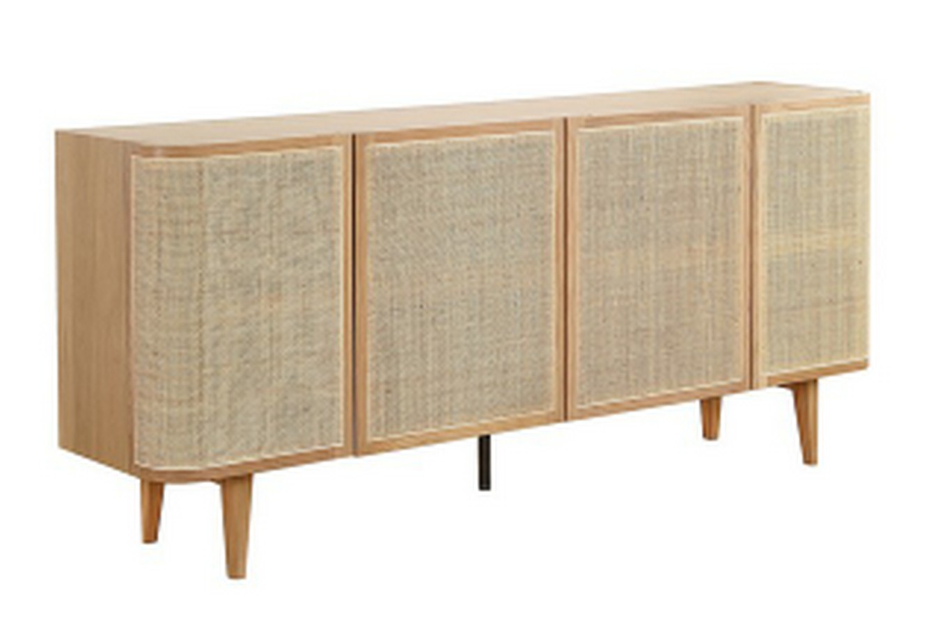 Sideboard Vienna mit Rattangeflecht B 180 cm