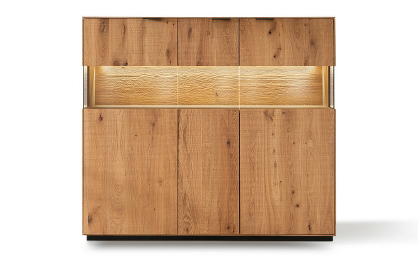 Highboard Lucy No 3 Wildeiche natur B 165 cm