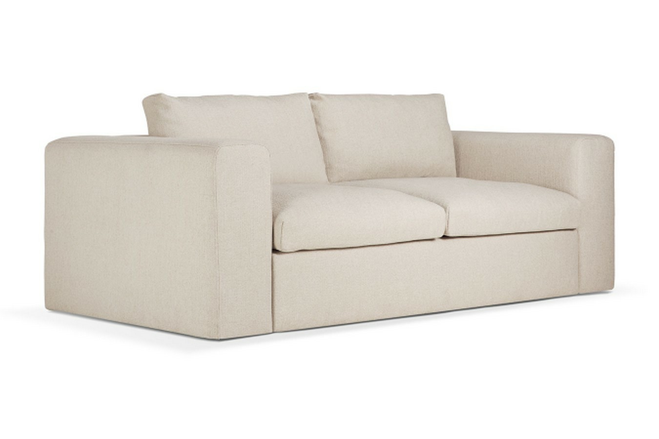 Sofa Mellow 2,5-Sitzer Stoff natur