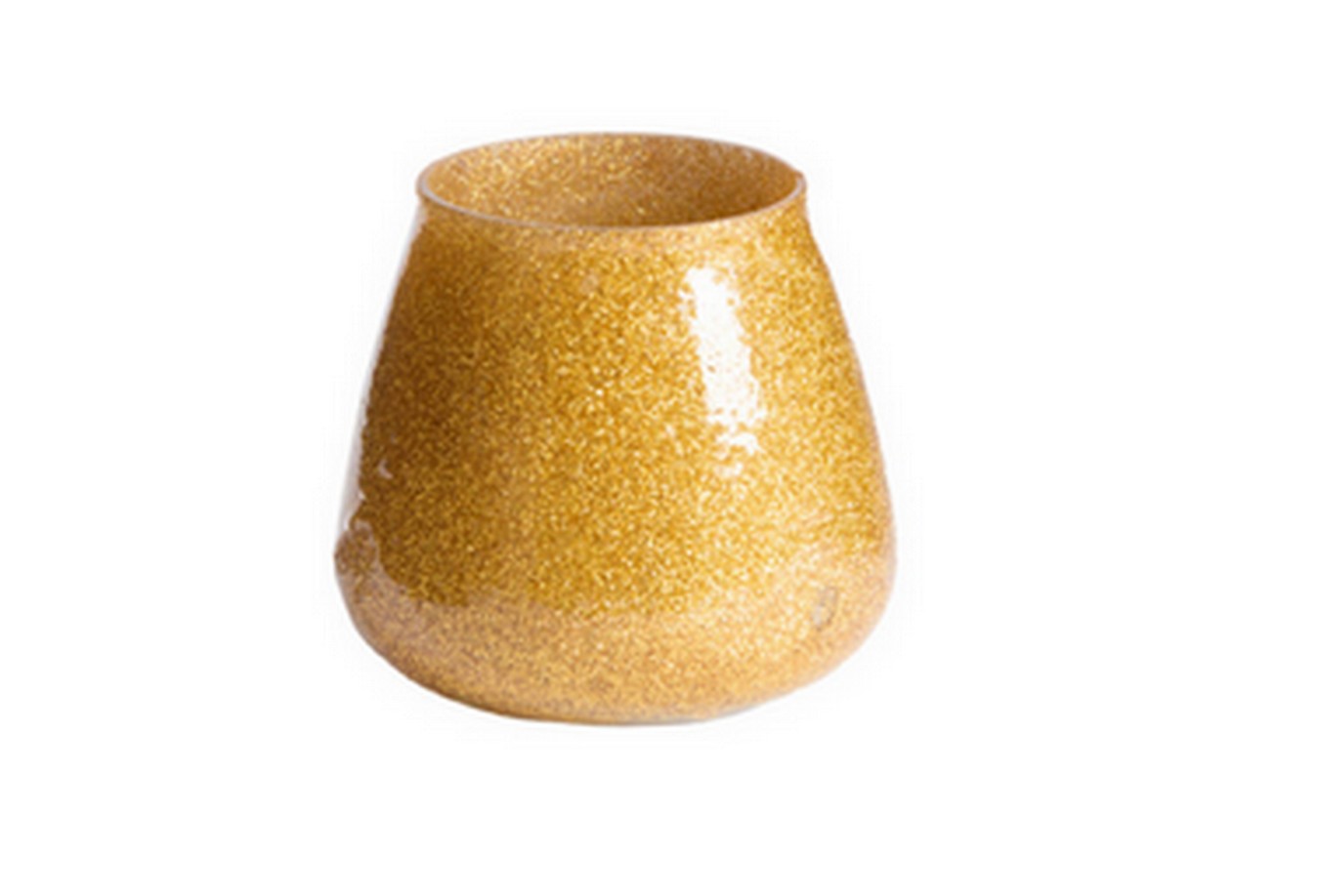 Teelicht Glitter gold