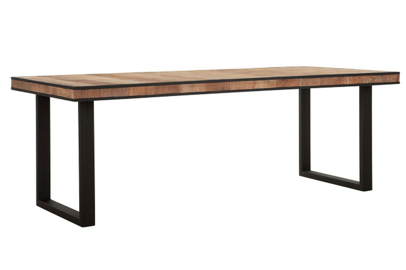 Tisch Cosmo Teak Metall 225 x 100 cm