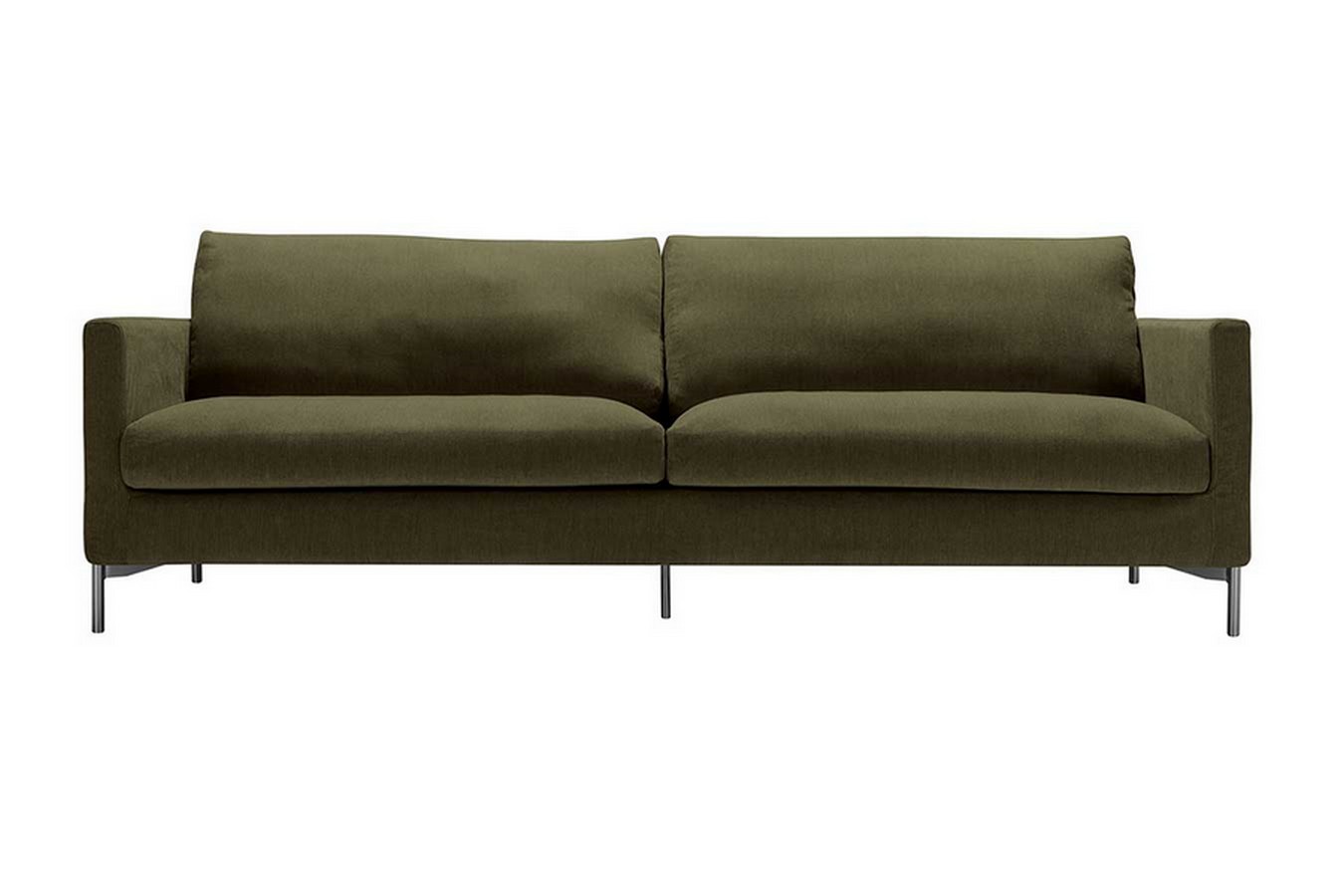 Sofa 4 Sitzer Impala Stoff Moss grün