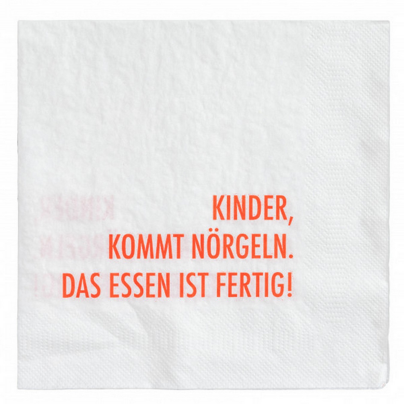 Servietten Set Kinder kommt