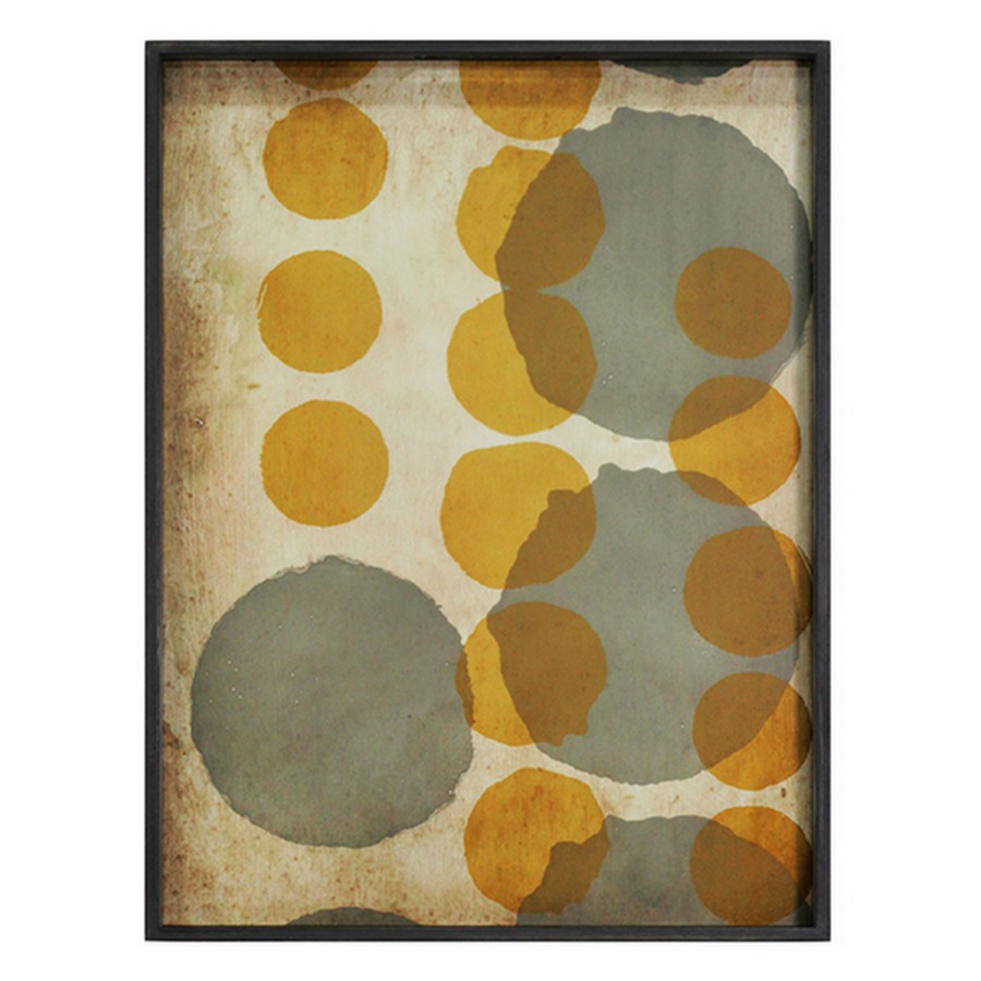 Notre Monde Tablett Sienna Layered Dots 61 cm