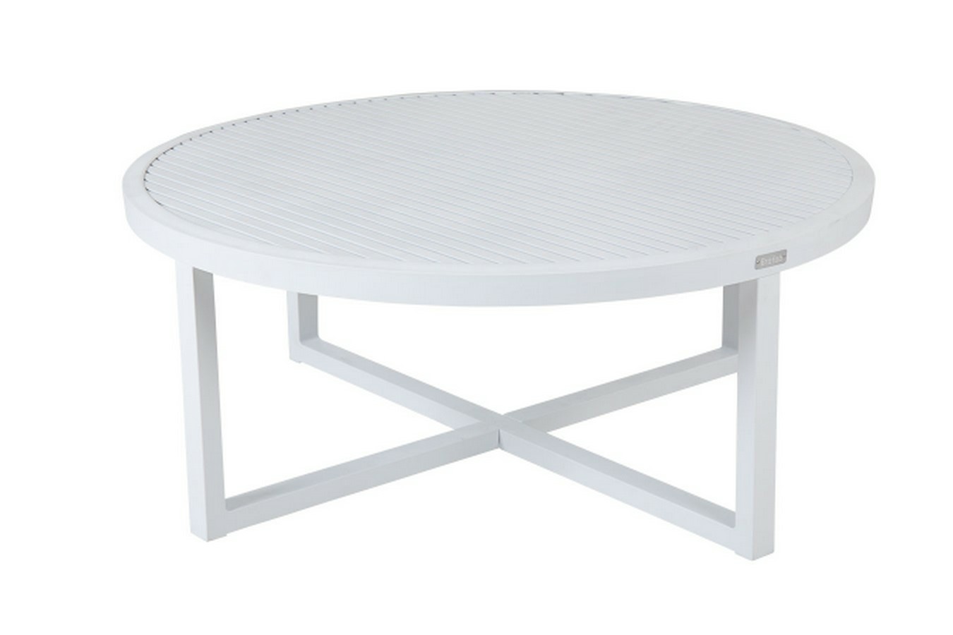 Couchtisch Vevi weiss D 100 cm