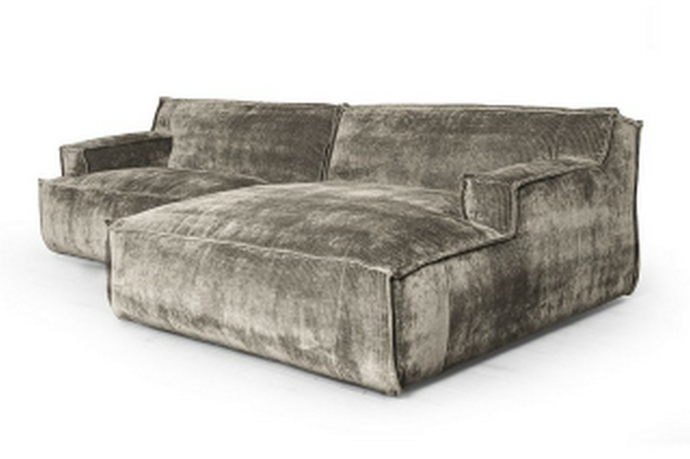 Ecksofa Plantes Cord taupe