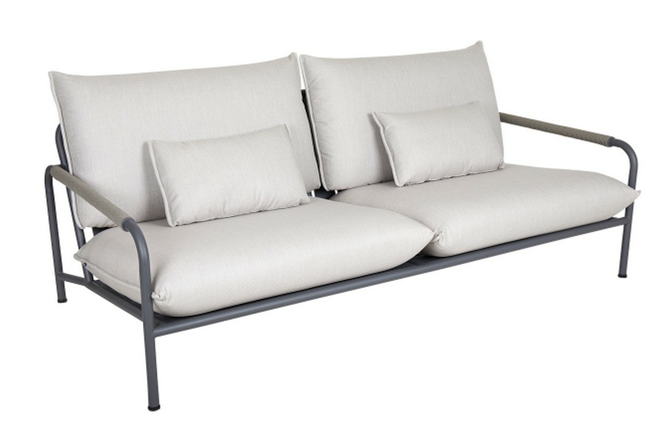 Gartensofa Lerberget 2,5-Sitzer grau