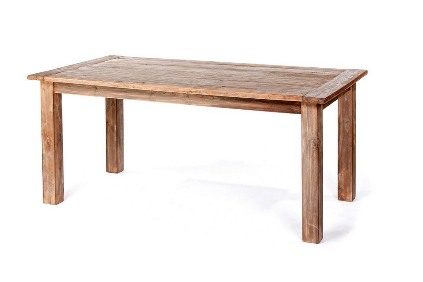 Elba Esstisch Teak rustikal 120 cm