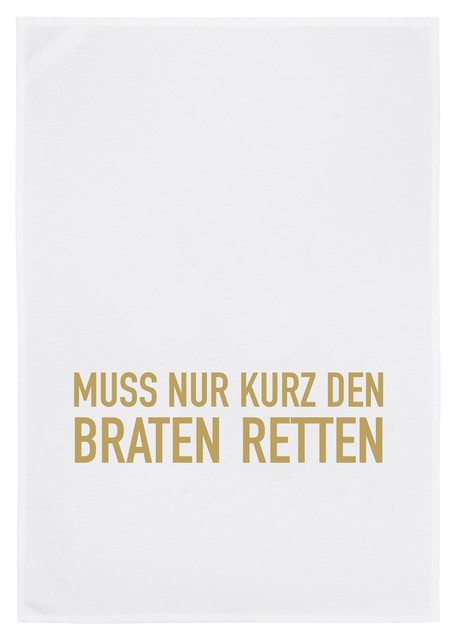 weiss, gold/ Braten