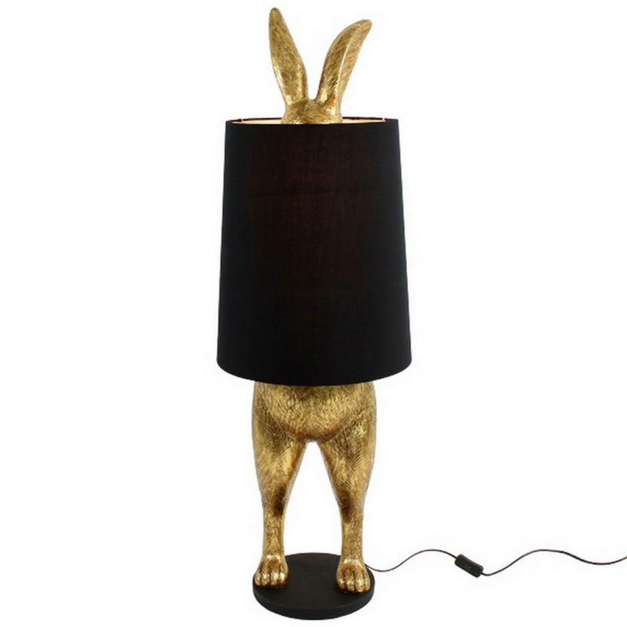 Stehlampe Rabbit gold/schwarz