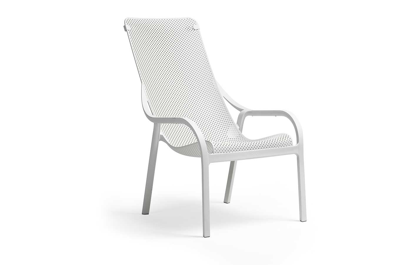 Outdoor Loungesessel Net weiß