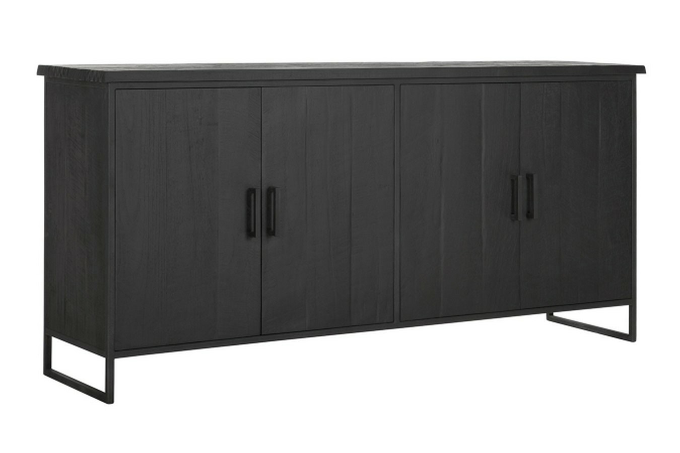 Sideboard Timeless Black Teak schwarz B 190cm