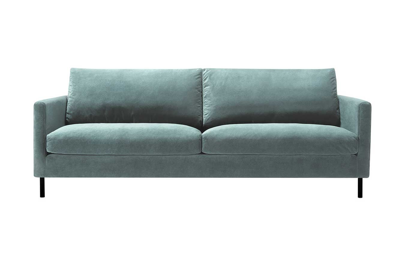 Sofa 3 Sitzer Impala Malibu Samt mint